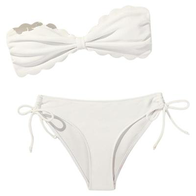 比基尼分体泳衣女2026新款辣妹白色性感分体泳衣显瘦显白度假温泉