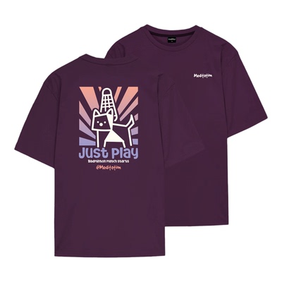 韩国2025秋冬meditation新品羽毛球服短袖男女同款运动速干T恤4