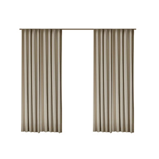 双面奶油麻高遮光窗帘订制简约奶油风大气客厅卧室遮阳加高3.1米