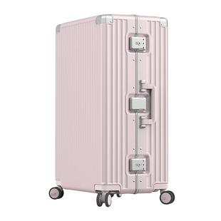 万向轮铝框PC行李箱拉杆箱大容量男女旅行箱包登机箱密码箱皮箱子