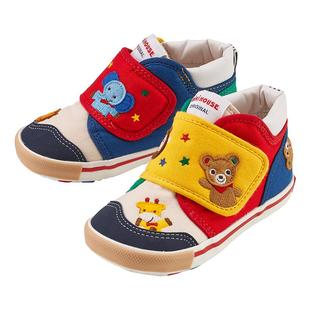 MIKIHOUSE日本制学步鞋婴儿鞋宝宝鞋好朋友捉迷藏满刺鸳鸯鞋四季