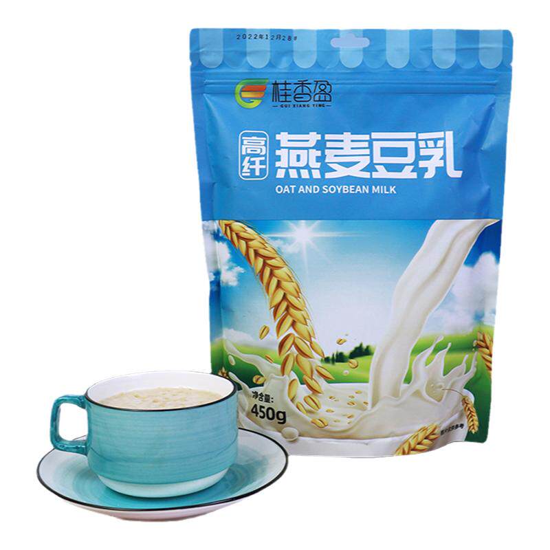 桂香盈 高纤燕麦豆乳 轻食早餐多谷物麦片
