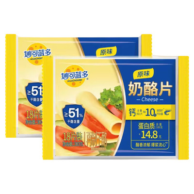 妙可蓝多芝士片18片大包装