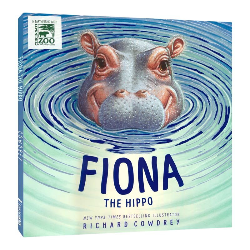 【自营】Fiona the Hippo 河马菲奥娜 Richard Cowdrey 励志故事绘本 精装 亲子读物 英语早教启蒙 英文原版进口儿童图书