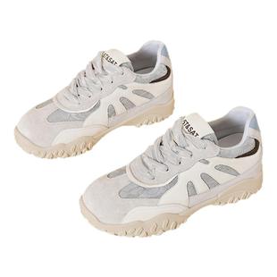 星期六德训鞋女款2025秋秋款厚底增高不累脚休闲运动阿甘鞋子透气