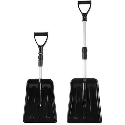 铲子工具塑料推雪挖沙伸缩