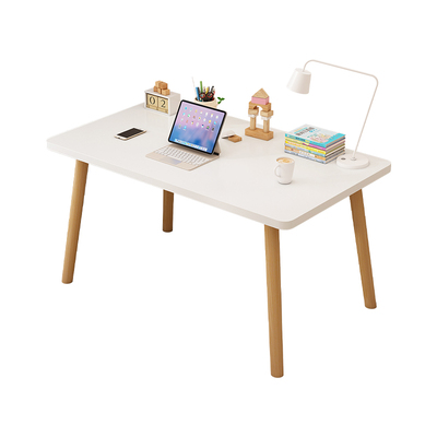 全实木儿童书桌电脑桌家用卧室学生学习写字桌台式多功能玩具桌子
