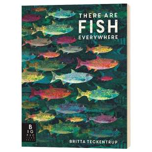 There are Fish Everywhere 周边的鱼儿 英文原版 随处可见的鱼 英文版 Katie Haworth 儿童动物认知绘本 进口原版英语书籍