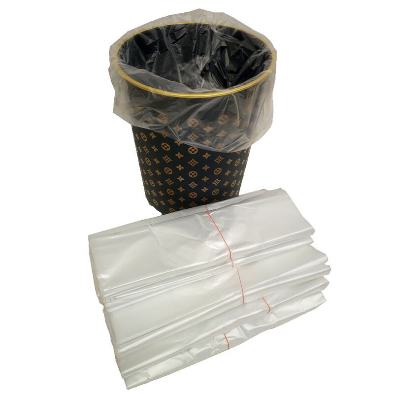 加厚中号白色垃圾袋50*60平口家用一次性厨房宾馆塑料袋特价包邮