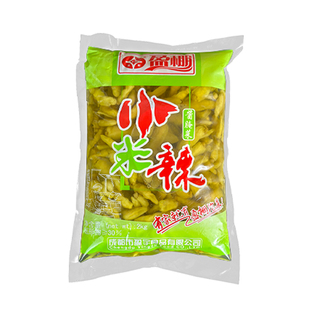 四川盈棚泡小米椒泡椒商用辣椒青尖椒凤爪花生米正宗泡山椒 4斤*2