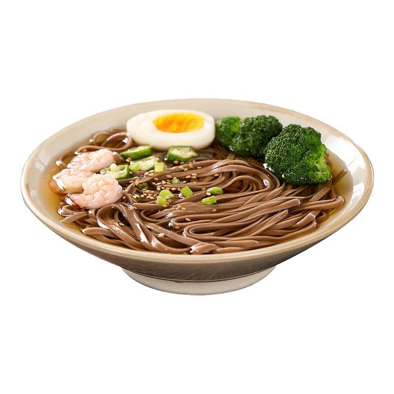 黑纯荞麦面条无糖精全麦粗粮