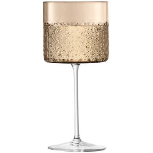 英国LSA轻奢复古浮雕水晶玻璃红酒杯 高档威士忌杯酒具高脚杯套装