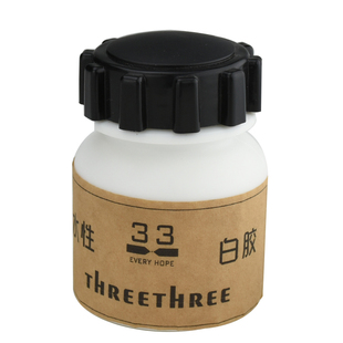 水性白胶120克/瓶流动性强胶力足diy环保胶水代替黄胶手工皮革BJ