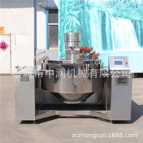可替代人工炒制酱料炒锅 刮底刮边炒酱锅 全自动行星搅拌炒酱锅