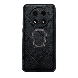适用oppoA1/2/3/5/6/58/x/s/i/m/pro/i Plus系列A3/5活力版月梵希棱格纹商务车载便携两式磁吸全包支架手机壳