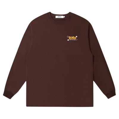 UNDERBOBO宽松休闲束口长袖T恤女