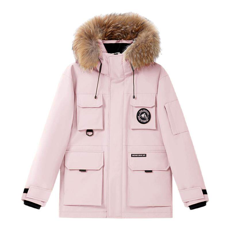 雪中飞派克羽绒服工装女款