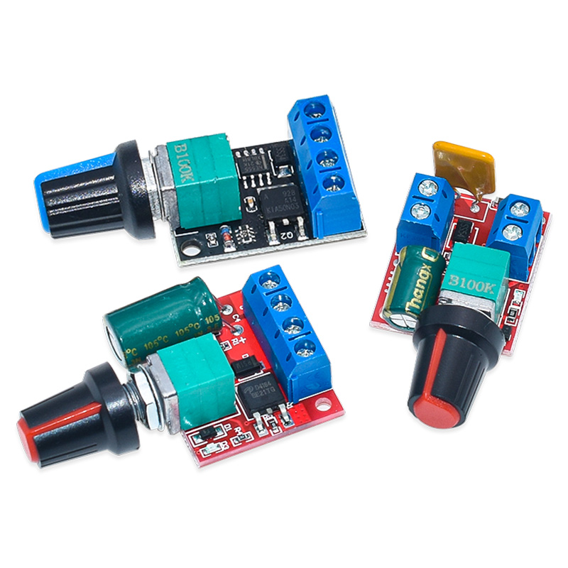 PWM直流電機調(diào)速器5V-35V調(diào)速開關(guān)板LED調(diào)光5A開關(guān)功能調(diào)速模塊