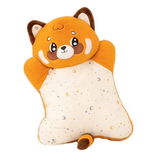 大号豆袋玩偶安抚狐狸捏捏抱枕毛绒玩具可爱企鹅小象抱睡公仔礼物