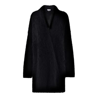 东黎山羊绒拉毛工艺V领开衫