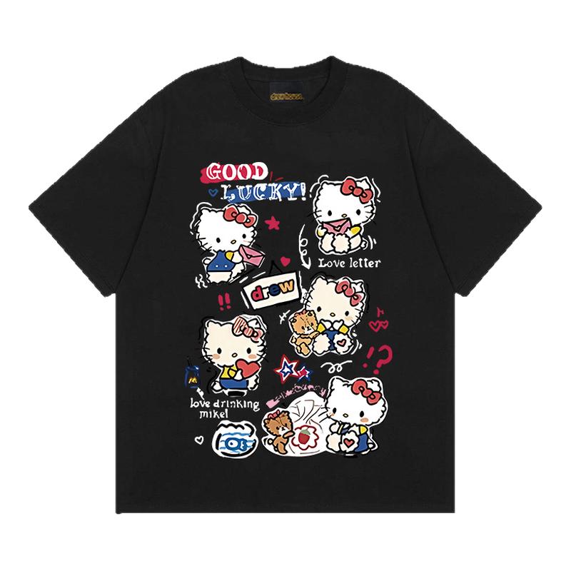 Drew联名HelloKitty猫短袖T恤