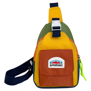 户外轻便新款儿童斜挎包宝宝胸包研学休闲男女童出游运动手机包包