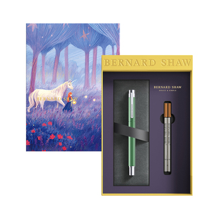 萧伯纳签字笔官方旗舰笔芯礼盒精灵系列宝珠笔高档套装水性签单神笔定制刻字教师礼物七夕女士送礼商务签名笔