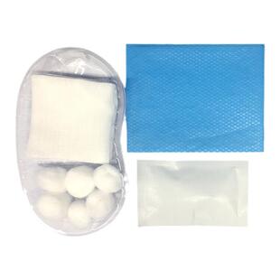 稳健一次性使用无菌护理包酒精碘伏棉球纱布片换药包组合伤口消毒