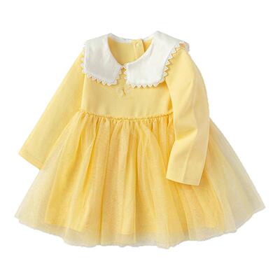 巴拉巴拉连衣裙女童装A字网纱裙