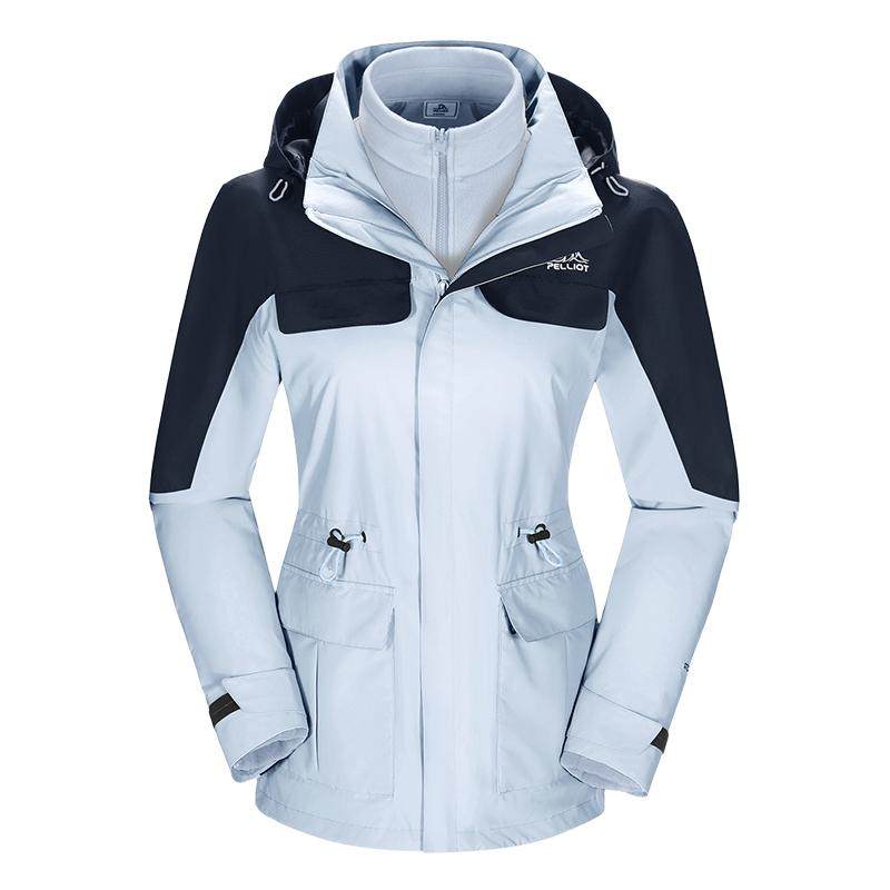 伯希和户外冲锋衣女秋冬新款三合一