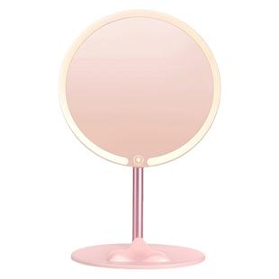 化妆镜带灯便携家用led镜子台式桌面发光智能专业补光高清梳妆镜