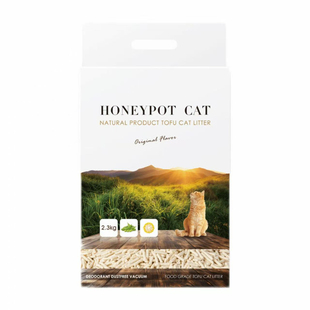 蜜罐猫 豆腐猫砂 除臭无尘猫砂豆腐砂 大颗粒8袋18.4kg 非真空