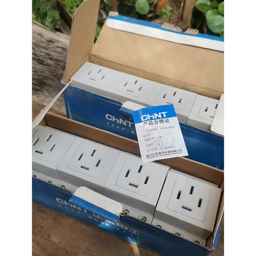 议价9个AC30448正泰模数化插座导轨式AC30空开配电箱四可维修