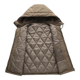 羊羔毛连帽马甲防寒潮牌工装棉坎肩背心秋冬季颗粒绒高档外套男款