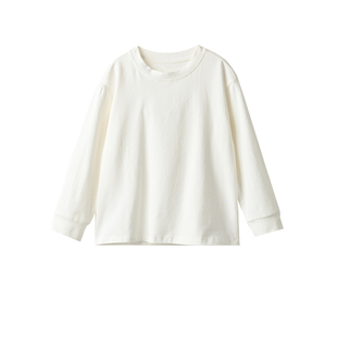 儿童收口长袖T恤 男女童圆领打底衫 套头上衣180青少年春秋款童装
