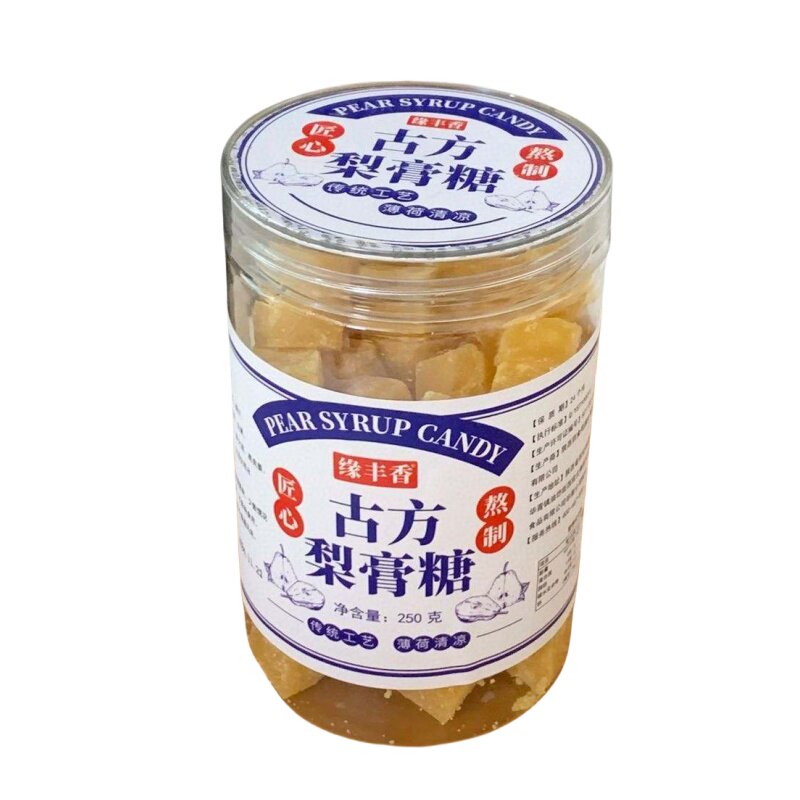梨膏糖240g正宗百草秋梨膏干痒咳糖果纯手工雪梨薄荷清凉秋梨膏糖