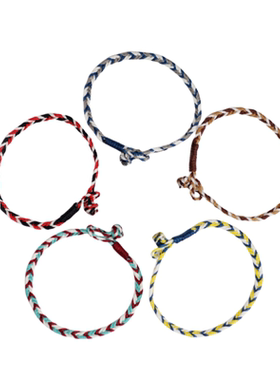 可调节蜡绳简约转运情侣素手绳