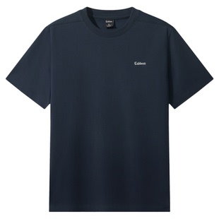 【凉感速干】卡宾高级短袖T恤男装2026夏新款白t男女同款圆领上衣