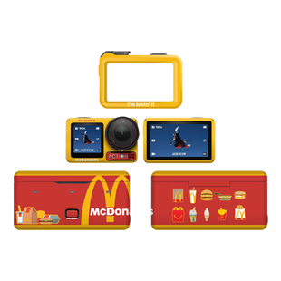 适用于大疆action5pro配件运动相机装饰贴纸兔笼保护贴膜个性改装