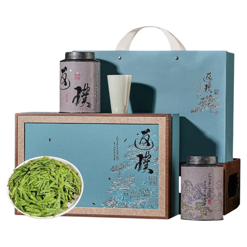 绿茶明前龙井茶正宗豆香型龙井雨前春季新茶鲜爽春茶罐装120g