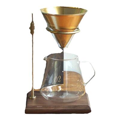 日本Kinto复古黄铜咖啡手冲套装