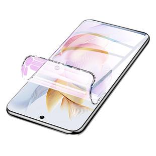 适用荣耀90水凝膜高清抗蓝光honor90pro手机贴膜90gt全屏全覆盖九十钢化膜防爆保护华为全包边软膜防指纹屏保