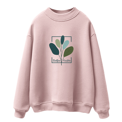 洋气纯棉半高领卫衣女灰色百搭春秋立领打底衫内搭加绒上衣冬季