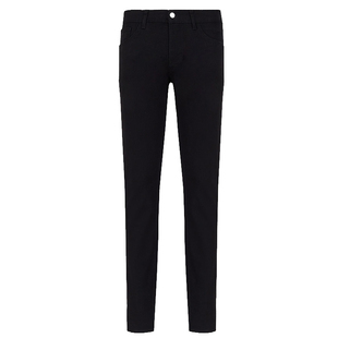 Armani/阿玛尼AX 男士时尚修身弹力直筒棉质长裤牛仔裤 8NZJ13