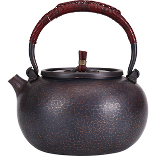 450毫升小容量北村静香系列紫铜烧水壶一片造纯手工纯铜煮茶壶