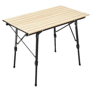 牧高笛户外铝合金折叠桌椅子便携露营野餐自驾游庭院休闲行军床