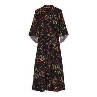 MAX&Co.夏日宽松双绉印花碎花衬衫连衣裙长裙6226114102