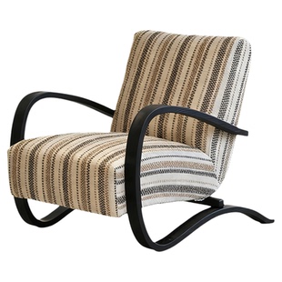 中古风伯克休闲椅大小户型客厅卧室阳台沙发椅设计师单人扶手椅