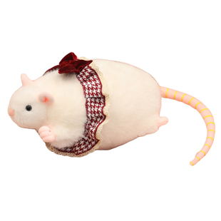 小老鼠毛绒玩具带香味可爱鼠鼠公仔耗子玩偶桌伴摆件儿童礼物女孩