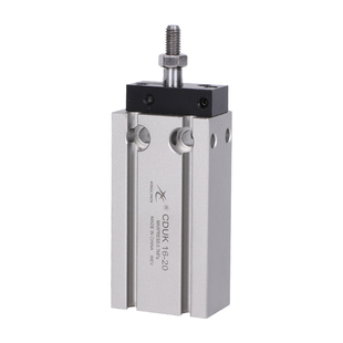 星辰SMC型带导杆自由安装气缸CDUK6/10/16/20/25-5/15/30杆不旋转